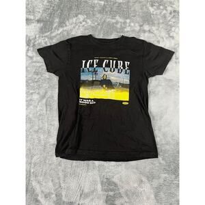 Ice Cube It Was A Good Day Graphic Tee Black Hip Hop Rap T-Shirt M Excellent